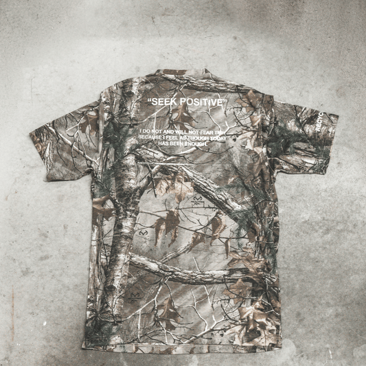 Real tree camo tee